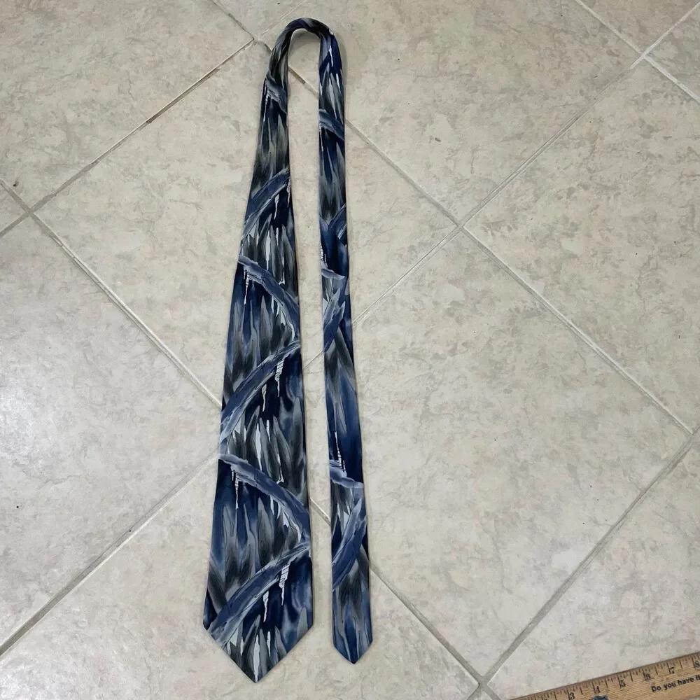 J.Garcia California Mission Collection 19 Tie Men’s 58”x 4” Abstract Silk 1996